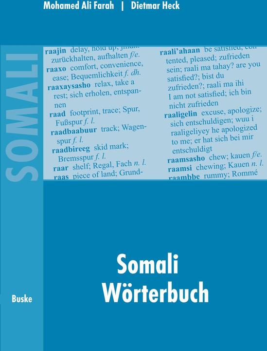 Immagine prodotto Somali Wörterbuch (Tedesco, Inglese, Dietmar Heck, Mohamed Ali Farah, 2015)