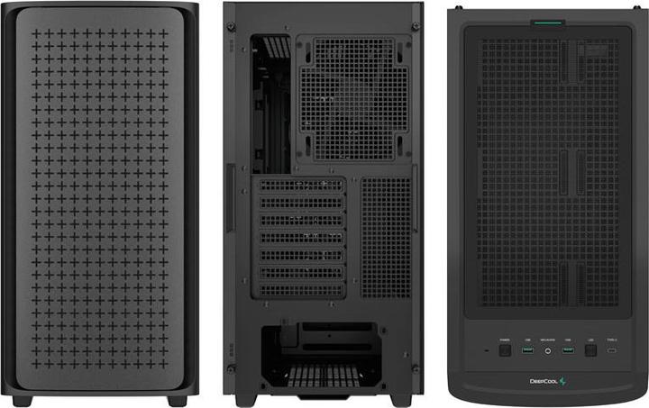 Immagine prodotto Deepcool Alloggiamento MID-TOWER CK560 Finestra laterale, Nero, Mid-Tower, Alimentatore incluso in Fede No. (E-ATX, Mini-ATX, ATX, mATX)