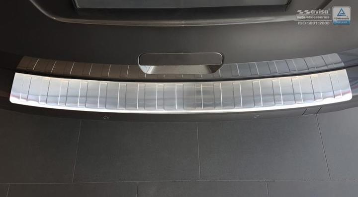 Produktbild ProPlus Edelstahl Ladekantenschutz für Citroen Spacetourer, Jumpy / Opel Vivaro / Peugeot Traveller / To... (Heck, Hochformat)