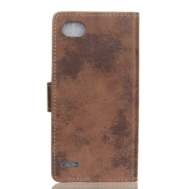 Produktbild MU Classic Vintage Leder Hülle (LG Q6+, LG Q6)