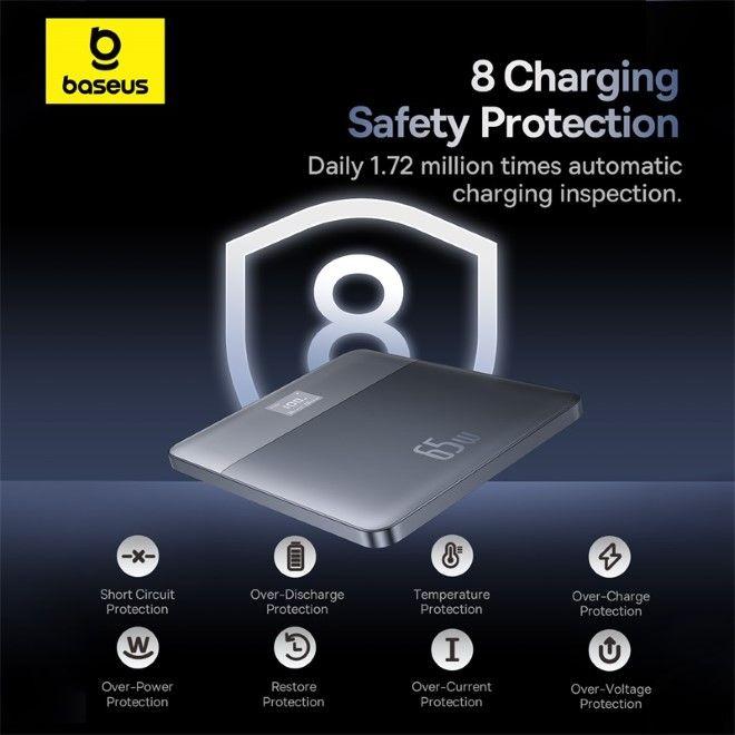 Produktbild Baseus Blade2 Series Fast Charge Powerbank 65W 12000mAh (12000 mAh, 65 W, 65 Wh)