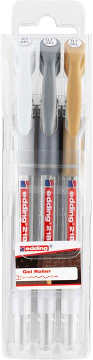 Actual product image Edding gel pen 2186 (Multicolor, 3 x)