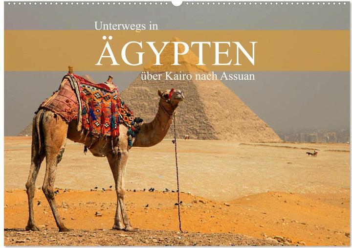 Actual product image Unterwegs in gypten - ber Kairo nach Assuan (Wandkalender 2025 DIN A2 quer), Monatskal (A2, German)