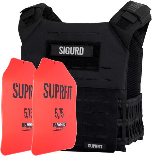 Actual product image Suprfit Sigurd 3D Weight Vest (2 x 2.6 kg)