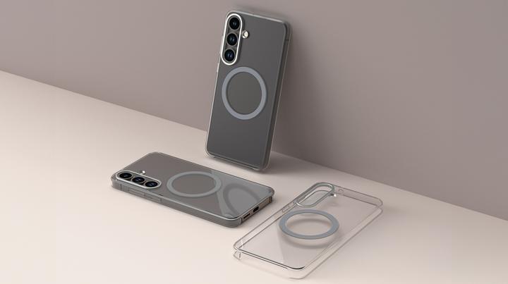 Actual product image Samsung Clear Case mit Qi2 (Samsung Galaxy S25+)