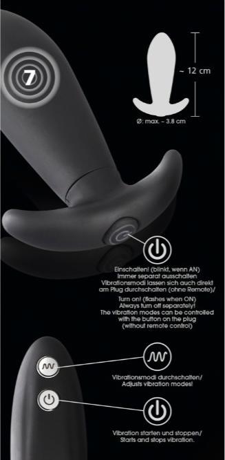 Actual product image You2Toys Remote Controlled Vibro Plug