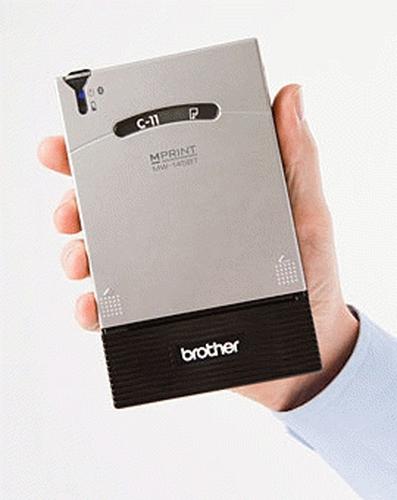 Image du produit Brother MW-145BT, Thermique directe, 300 x 300 DPI, Avec fil &sans fil, Lithium-Ion (Li-Ion), No