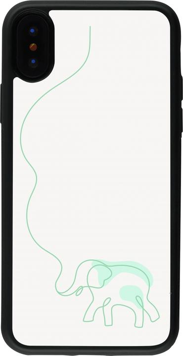 Actual product image PhoneLook Coque silicone rigide noir Spring 23 baby elephant (Apple iPhone XS, Apple iPhone X)