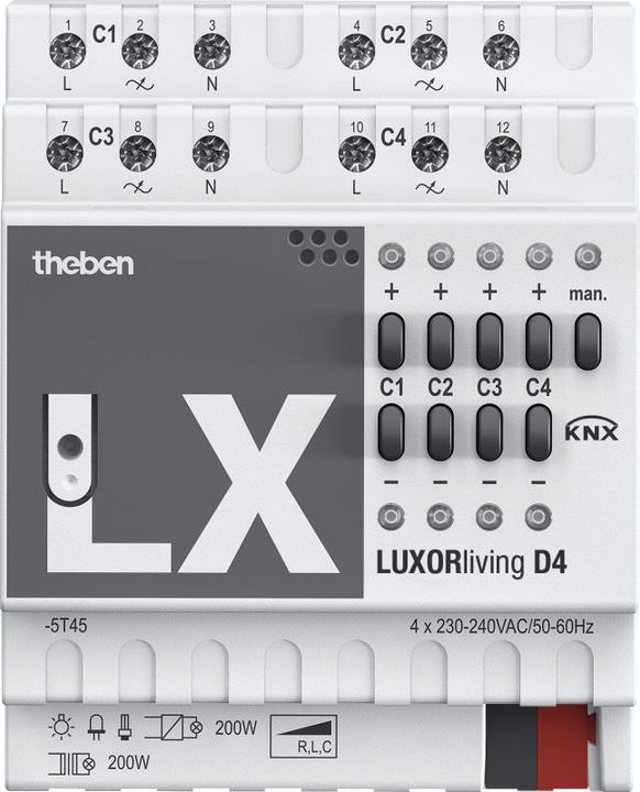 Image du produit Theben LUXORliving D4 (Actionneur de variateur)