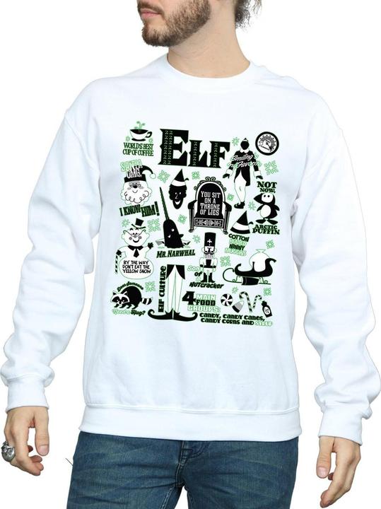 Produktbild Elf Infographic Poster Sweatshirt (L)