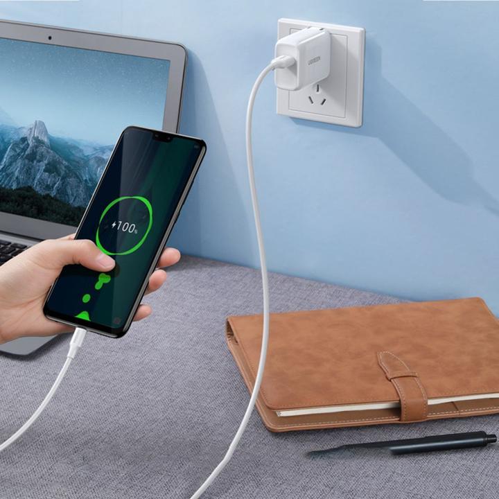 Immagine prodotto Ugreen Cavo micro USB QC 3.0 2.4A 2m (bianco) (2 m)