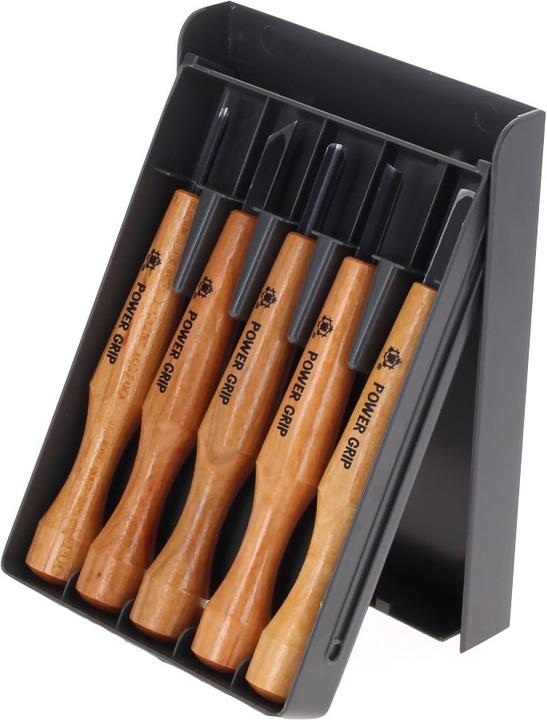 Actual product image Shogun Mikisyo Power Grip Wood Carving Knife Set of 5