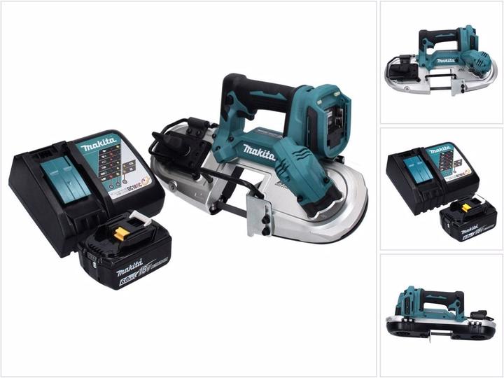 Produktbild Makita DPB 183 RG1 Akku Bandsäge 18 V 66 mm Brushless + 1x Akku 6,0 Ah + Ladegerät