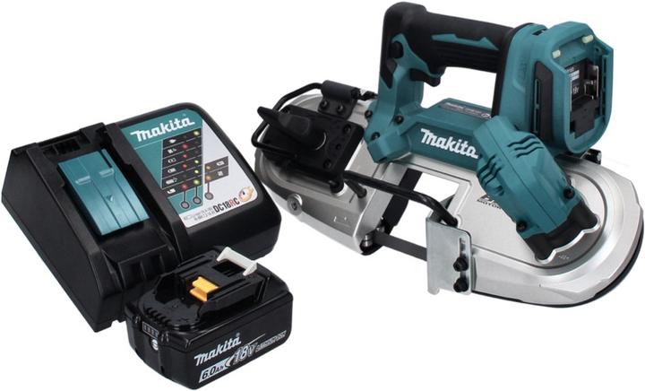 Produktbild Makita DPB 183 RG1 Akku Bandsäge 18 V 66 mm Brushless + 1x Akku 6,0 Ah + Ladegerät