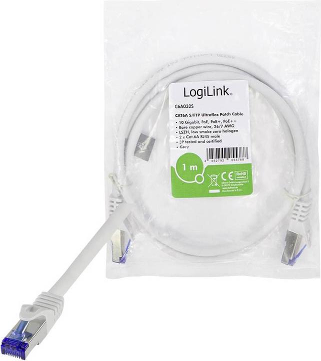 Immagine prodotto LogiLink C6A142S RJ45 CAT 6a (S/FTP, CAT6a, 50 m)