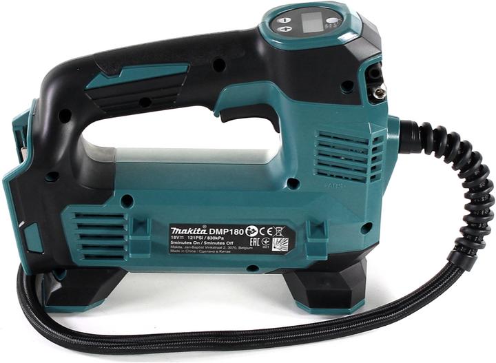 Actual product image Makita DMP 180 SF Battery compressor 18 V 8.3 bar + 2x battery 3.0 Ah + charger (8.30 bar, 0 l)