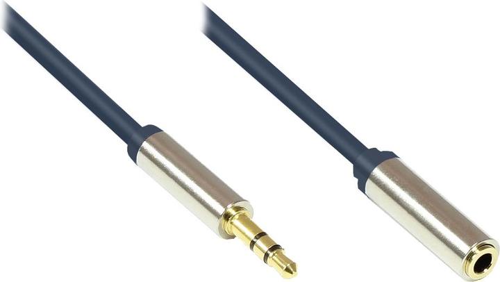 Immagine prodotto Good Connections Cavo di connessione audio di alta qualità da 3,5 mm, da presa jack a presa jack Alloggiamento in (1 m, Connettore da 3,5 mm (AUX))