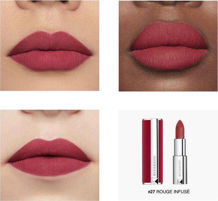 Produktbild Givenchy Le Rouge Deep Velvet Lipstick Beauty Nr. 27 - Rouge Infuse (27)