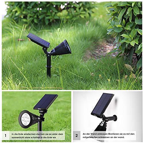 Produktbild Wilktop 4x LED Solar Gartenstrahler (200 lm)