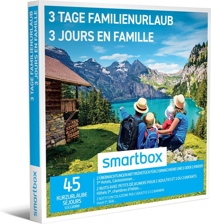 Immagine prodotto Smartbox 3 giorni in famiglia (4 pers.)