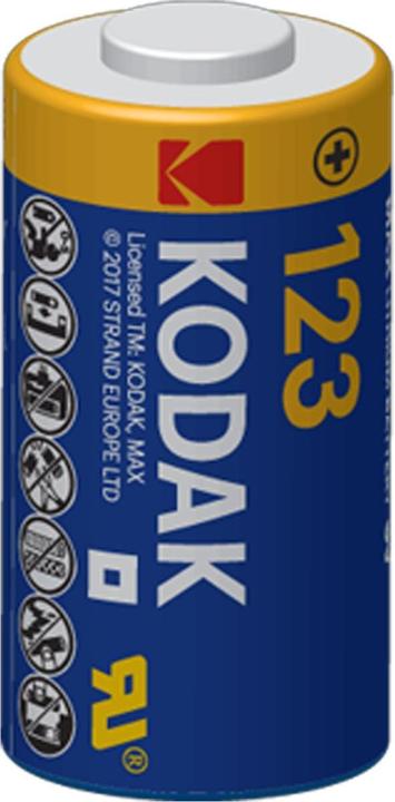 Produktbild Kodak 123LA Max Lithium (Photo) - Batterie (1 Stk., RCR123A, 1500 mAh)