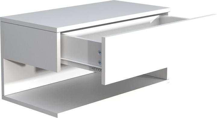 Produktbild VCM Holz Wandschublade Nachtschrank Wandboard Schublade Konsole Nachttisch Usal XL 60 cm (60 x 32 x 30 cm)
