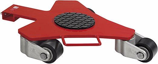 Image du produit GKS-Perfekt Rouleur pivotant, force 2000 kg, L x l 685 x 515 mm, pour salles blanches. (2000 kg)