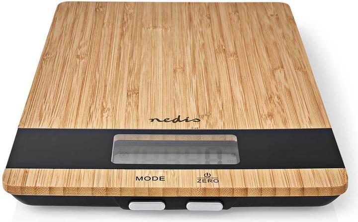 Immagine prodotto Nedis Bilancia da cucina digitale Legno/Plastica Legno Legno