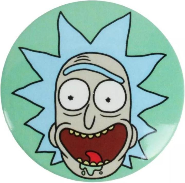 Produktbild Rick And Morty Köpfe Abzeichen 5erPack