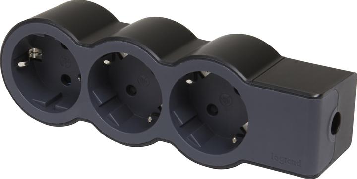 Produktbild Legrand Flache Steckdosenleiste, 3-fach Steckdose (3 x)