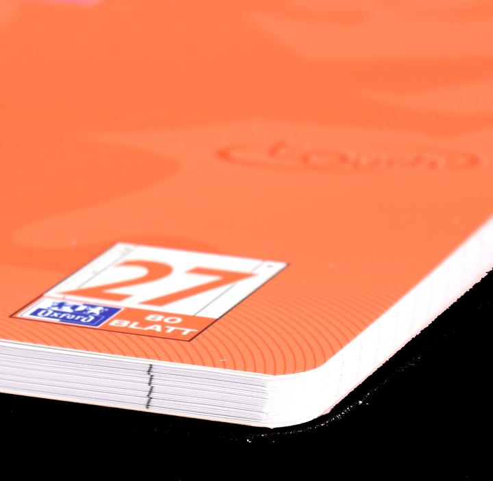 Actual product image Oxford College notepad Touch (A4+, Lined, Hardcover)