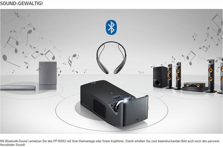 Actual product image LG Pf1000u (Full HD, 1000 lm, 0.29:1)
