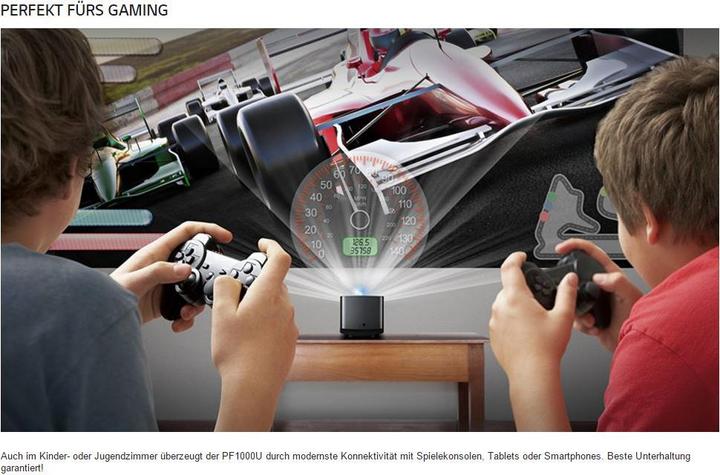 Actual product image LG Pf1000u (Full HD, 1000 lm, 0.29:1)