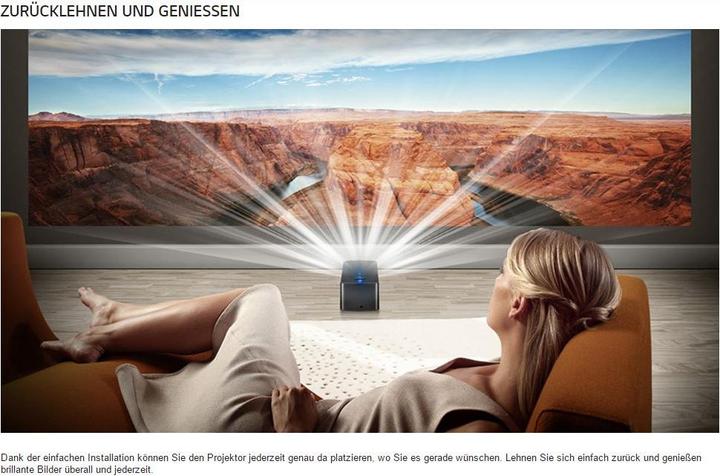 Actual product image LG Pf1000u (Full HD, 1000 lm, 0.29:1)