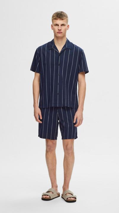 Image du produit Selected Homme Chemise en coton à manches courtes (M)