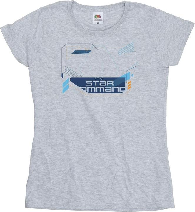 Actual product image Disney Womens/Ladies Lightyear Star Command Icons Cotton T-Shirt (XL)