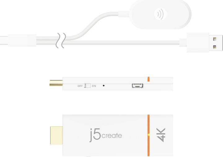 j5Create Screencast 4K wireless Display (0.10 m, HDMI)