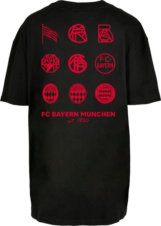 Produktbild FC Bayern München Ladies Logo History Red Oversized Boyfriend Tee - 118301 (S)