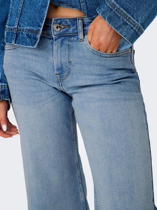 Actual product image Only ONLJUDY Niedrige Taille Gerade geschnitten Jeans Jeans mit weitem Bein (W33/L32)