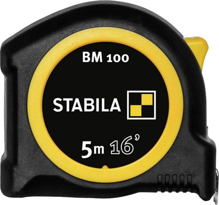 Actual product image Stabila Ruban de poche BM 100, 5 m (16'), échelle cm/pouce (Metric)