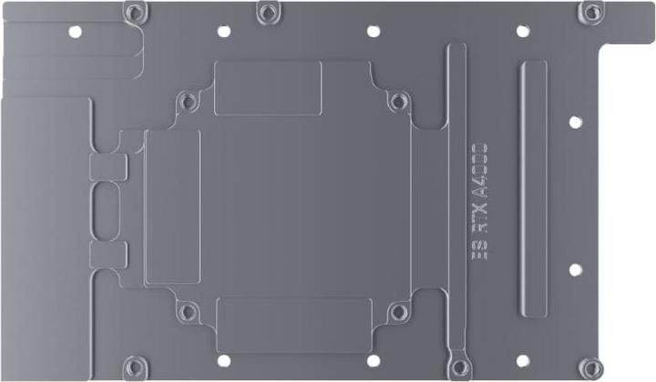 Actual product image Alphacool ES RTX A4000 with backplate