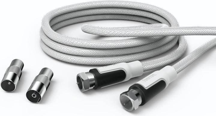 Produktbild Hama TV-Anschlusskabel, F-St. (100 dB, Antennenkabel)