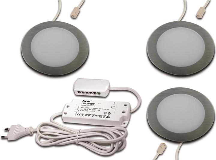 Produktbild Hera 3er Set FAR 58-LED 3W 61060430002ww 3er Set FAR 58-LED 3W ww 61060430002 (225 lm)