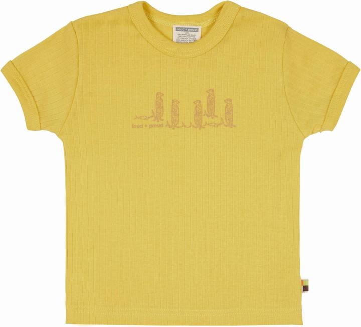 loud + proud T-Shirt Derby Rib mit Druck