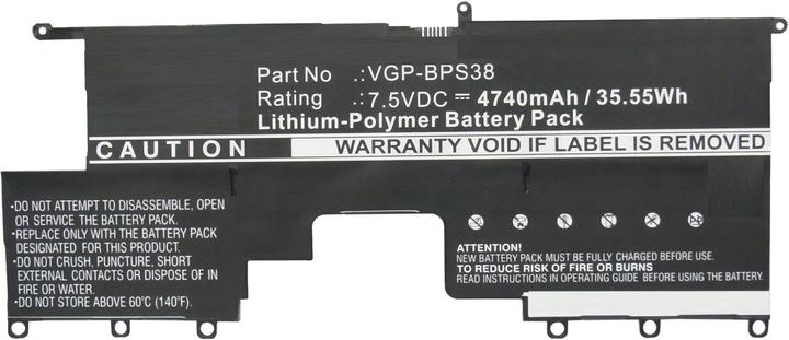 Immagine prodotto CoreParts MBXSO-BA0057 (1 Celle, 4740 mAh)