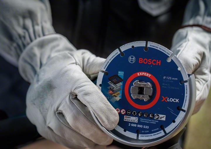 Immagine prodotto Bosch Professional Zubehör Disco da taglio e smerigliatura Disco da taglio diamantato X LOCK Best for Metal 115 x 22,23 mm di