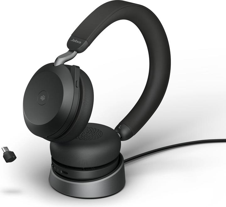 Actual product image Jabra Evolve2 75 MS Stereo (Wireless, USB-C)
