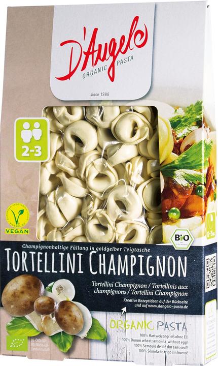Immagine prodotto D'Angelo Pasta Tortellini ai funghi biologici (250 g)