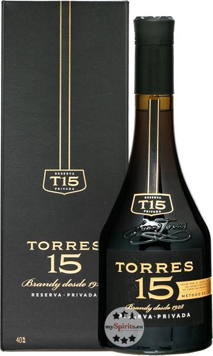Actual product image Torres 15 Reserva Privada Spanish brandy