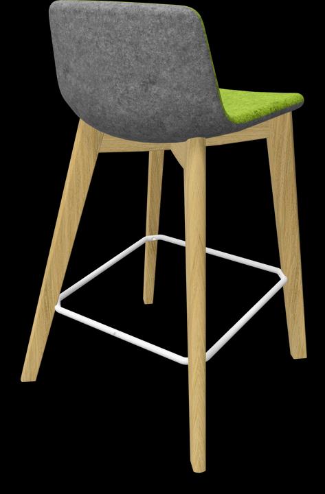 Actual product image Narbutas Twist & Sit Bar Stool